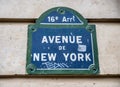 Avenue de new york Royalty Free Stock Photo