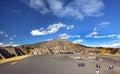 Avenue of Dead Temple of Moon Pyramid Teotihuacan Mexico City Me Royalty Free Stock Photo