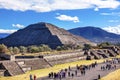 Avenue of Dead, Temple of Sun Teotihuacan Mexico Royalty Free Stock Photo