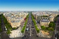 Avenue des Champs-Elysees in Paris, France