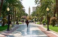 Avenue Federico Soto in Alicante. Spain