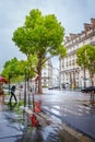 Avenue Kleber in Paris Royalty Free Stock Photo