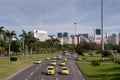 Avenue in Rio de Janeiro City