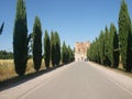 Avenue for San Galgano abbey