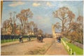 Avenue Sydenham, painting by french impressionist Camille Pissarro at London National Gallery
