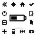 average charging level icon. web icons universal set for web and mobile