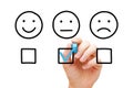 Average Customer Feedback Survey Concept Royalty Free Stock Photo