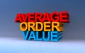 average order value on blue