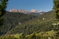 Averau and Cinque Tori from Cortina Royalty Free Stock Photo