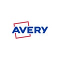 Avery logo editorial illustrative on white background