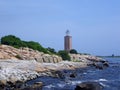 Avery Point Lighthouse Royalty Free Stock Photo