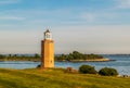The Avery Point Lighthouse in Groton, Connecticut Royalty Free Stock Photo