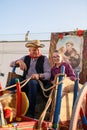 Parade of horses with carriages the celebrations of Saint Anthony of Padua Royalty Free Stock Photo