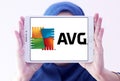 AVG Technologies company logo Royalty Free Stock Photo