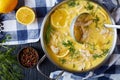 Avgolemono - delicious creamy greek chicken soup