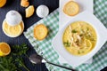 Avgolemono - delicious creamy greek chicken soup