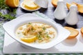 Avgolemono - delicious creamy greek chicken soup