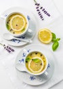 Avgolemono - delicious Greek chicken egg and lemon soup