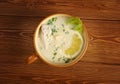 Avgolemono or egg-lemon