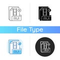 AVI file icon Royalty Free Stock Photo