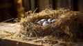 avian barn swallow nest