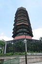 the Aviary Pagoda at the yuen long park, hk 11 June 2005