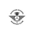aviation academy vector illustration design