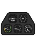 Aviation airplane glider dashboard