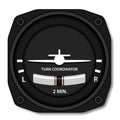 Aviation airplane turn balance indicator