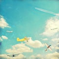 Aviation background Royalty Free Stock Photo