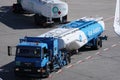 Aviation fuel truck. AIR BP and Aral tank