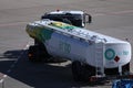 Aviation fuel truck. AIR BP tank