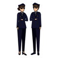 aviation pilots couple avatars characters