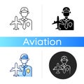 Aviation security icon