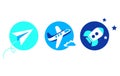 Aviation set - 3 icons