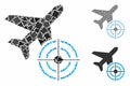 Aviation target Mosaic Icon of Tremulant Items