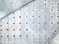 Aviation textures plating of aircraft and helicopter Royalty Free Stock Photo