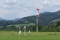 Aviation weather station and wind measurement