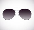Aviator sunglasses illustration background Royalty Free Stock Photo