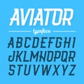 Aviator typeface