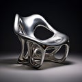 Avicii-inspired Liquid Metal Chair With Modern Organic Design