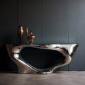Avicii-inspired Metal Curved Sofa Table By Sullivano Interior Design Blog