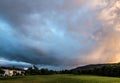 AVIEMORE, BADENOCH and STRATHSPEY/SCOTLAND - AUGUST 26 : Sunset