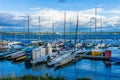 Leschi Marina And Lake 2 Royalty Free Stock Photo