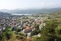 Avigliana, Italy - panoramic view over the lake
