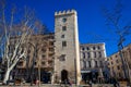 AVIGNON, FRANCE - MARCH, 2018: Tour Saint Jean at Place Pie in A