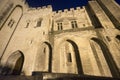 Avignon, Palais des Papes by night Royalty Free Stock Photo