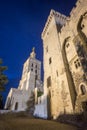 Avignon, Palais des Papes by night Royalty Free Stock Photo