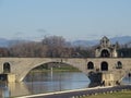 Avignon, Pont Saint Benezet - Bridge, France Royalty Free Stock Photo