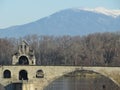 Avignon, Pont Saint Benezet - Bridge, France Royalty Free Stock Photo